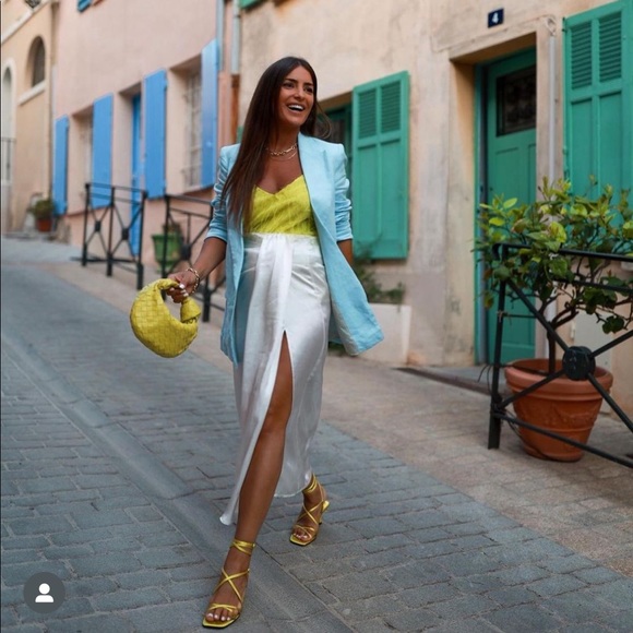 Zara satin effect draped skirt - Picture 1 of 16